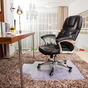 Tapis de chaise en PVC transparent avec liseré antidérapant à picots, moderne, lavable, protection de sol, tapis de protection pour la maison - Product Image 4