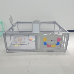 Ensemble de <span class=keywords><strong>parc</strong></span> pour bébé pliable professionnel, <span class=keywords><strong>parc</strong></span> de sécurité pour bébé avec <span class=keywords><strong>filet</strong></span> de basket-ball et jouets, grand <span class=keywords><strong>parc</strong></span> pour enfants pour aire de jeux intérieure - Product Image 4