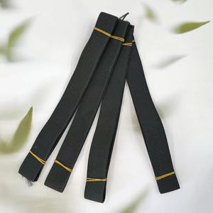 Black widened <b>elastic</b> rubber band, loose tights, black <b>elastic</b> waistband, replaceable <b>elastic</b> rope, wholesale for one yuan. - Product Image 2