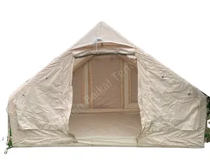 Stok Tiup Tenda Inflavel De Campismo Luar Ruangan Pesta Keluarga Rumah Oxford Tiang Udara Mengembang Tenda Berkemah untuk Dijual