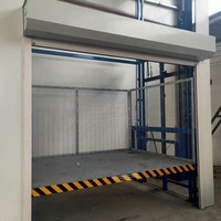 Lift Barang Hidrolik Baru untuk Pabrik & Gudang, Platform Pengangkat Besar & Kecil, Dual-Track, Dual-Cylinder, Kontrol Tombol, untuk Makanan
