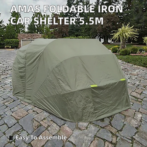 Armure <span class=keywords><strong>Galvanisé</strong></span> Bois Type Couverture De Voiture Extérieure Pliante En Métal Fer Garage <span class=keywords><strong>Carport</strong></span> PVC Auvents Jardin Abri <span class=keywords><strong>Camping</strong></span> Tente Tailles - Product Image 3