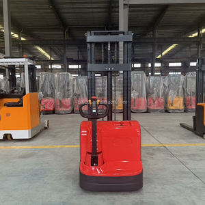 Venta directa de fábrica Carretillas elevadoras eléctricas Apiladores de <span class=keywords><strong>Walkie</strong></span> compactos Transpaleta pequeña Carretilla elevadora hidráulica alimentada por batería de almacén - Product Image 5