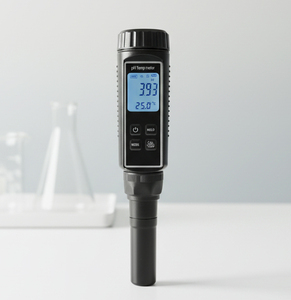 Medidor 3 en 1 de pH/<span class=keywords><strong>EC</strong></span>/Temperatura de Alta Precisión 0.01pH, Impermeable, con Certificación <span class=keywords><strong>CE</strong></span> ROHS y 2 Años de Garantía - Product Image 1