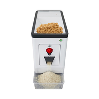 Mini décortiqueuse à riz 30 kg/h 220V 1100W sans poussière, réglable, pour la maison et la restauration
