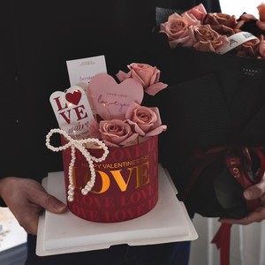 Decoraciones para pasteles del Día de San Valentín con miel y dulzura, insertos de corazón de papel, adornos acrílicos para pasteles para celebraciones festivas - Product Image 2