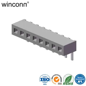 Molex代替材料PCBマウント直角DIPコネクタ銅メスヘッダー端子