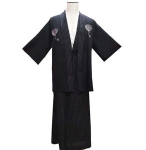 Kimono traditionnel japonais pour <span class=keywords><strong>homme</strong></span>, <span class=keywords><strong>Yukata</strong></span>, robe de bain, style ample, vêtements de sauna, longue robe, costume de chef japonais - Product Image 6