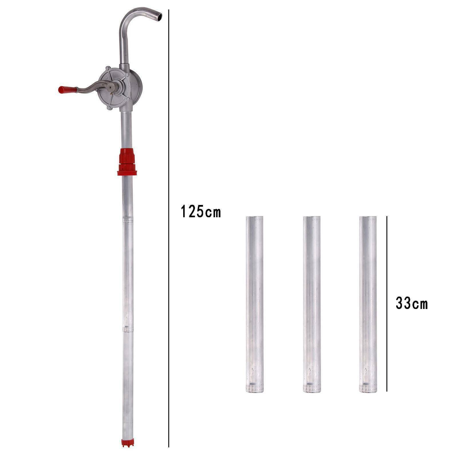 vatpomp 6 GPM flow handcrankpomp voor 5 tot 55 gallon vaten met 3-delige