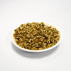Đồng thau fastenersmass kim cương có khía đôi-vượt qua khuôn trên đúc pre-nhúng ren chèn đồng có khía NUT - Product Image 6