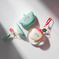 Nouvelles bouteilles de crème solaire et de lotion pour les mains en forme de fleur, vides, 50 ml, 100 ml, avec porte-clés personnalisé au toucher doux, emballage de crème solaire