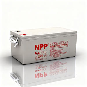 อัพเกรด NPG12-250Ah แบตเตอรี่เจลรอบลึกแบบชาร์จไฟได้สำหรับการใช้งาน250Ah 12V NPG12-250Ah ผลิต NPP 12V 250Ah ความจุสูง prov - Product Image 5