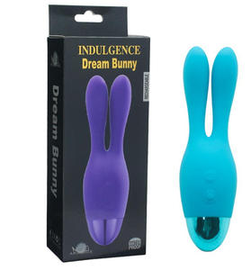 Vibromasseur Aphrodisia Rabbit à double moteur, en silicone, étanche, 10 fonctions, multi-vitesses, faible bruit, masseur clitoridien et point G, fonctionne sur piles - Product Image 4