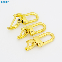Mode 1 Zoll 20/26mm Metall Hardware D Ring verschluss Wirbel Druckknopf verschluss Abnehmbare Haken Großhandel Zubehör für Taschen