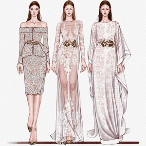 कपड़े अनुकूलित उच्च गुणवत्ता वाले निर्माता कम moq सेक्सी गर्मी के कपड़े सुरुचिपूर्ण महिला कपड़े - Product Image 1