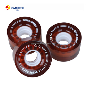 Chaque patins à roulettes clignotants roule les roues de patins quadruples roues de patin à roulettes de 58*32mm - Product Image 6