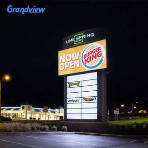 Produttori di segnaletica di piloni commerciali personalizzati hanno portato il prezzo di installazione digitale pubblicità cartello pilone - Product Image 5