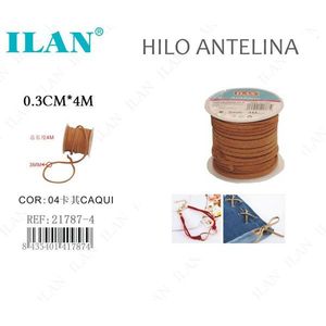 Nastro in camoscio ILAN 0,3 cm x 4 m marrone per la creazione di gioielli - Product Image 1