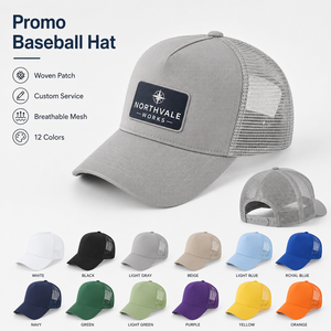 Casquette de camionneur personnalisée de haute qualité à 5 panneaux avec logo brodé en relief 3D, en maille, à fermeture snapback, en coton bicolore, vente en gros de casquettes de camionneur - Product Image 1