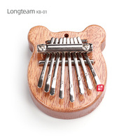 8 Keys Mini Kalimba Thumb Piano Instrument Musical Instrument Mahogany and Acrylic Kalimba for Wholesale