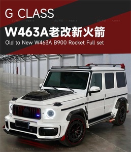 2006-2018Y W463 actualización a W464 <span class=keywords><strong>Rocket</strong></span> G900 kits de carrocería w463 Facelift B800 B900 parachoques de coche accesorios de carbono seco autopartes - Product Image 5