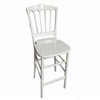Vente de gros Chaises empilables napoléon en plastique blanc pour banquet, pour mariage et événement
