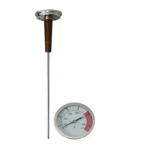 Thermomètre bimétallique pour friteuse avec poignée en bois - Product Image 5