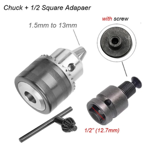 Adaptateur sans clé pour meuleuse d'angle en alliage, <span class=keywords><strong>mini</strong></span> mandrin 1,5-10 mm/1,5-13 mm pour perceuse électrique, outils électriques - Product Image 3