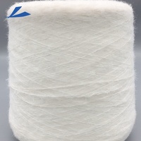 0,9 cm gebogenes Nerz-ähnliches Garnfell Hochfestes Mischgarn Strick pullover Recyceltes, ausgefallenes, anti statisches Roh muster garn