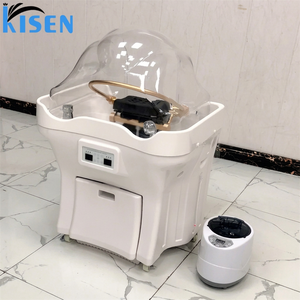 Kisen Luxe – Bac de lavage portable sans tuyauterie pour spa capillaire et fumigation, avec chauffe-eau et deux réservoirs, idéal pour hôtels et salles de sport - Product Image 1