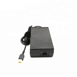 Ce Fcc Rohs cuadrado Pin Usb portátil de la fuente de alimentación del cargador del adaptador de enchufe de CC en PC Material ignífugo para Lenovo plana pin cargador ABS - Product Image 3