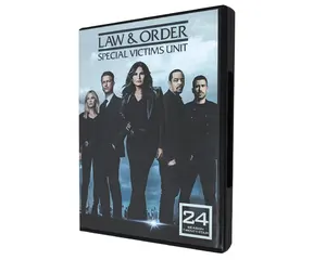 TV show Films ebay factory supply New Releases disc ddp shipping free Law Order special victims unit season 24 dvd disc
