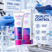 Vente en gros de dentifrice blanchissant spécialisé 100g, OEM & ODM, triple éclaircissement, nettoyage en profondeur, gel anti-taches