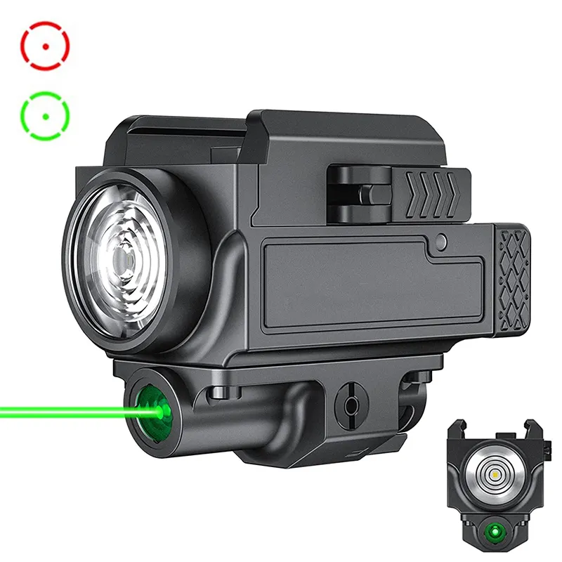 Mini Blue Laser Light Tactical 20mm Mount 800lumen Flashlight Combo