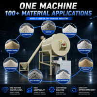 Équipement de mélange de poudres sèches, ligne de production complète pour la fabrication de ciment, mortier, poudre de mastic, certifié CE ISO