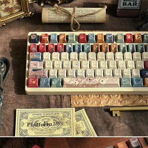 Personalidad Búhos Letra Keycaps143 Teclas Cereza/Perfil de PBT Tinte Subbed Keycap para Teclado Mecánico - Product Image 4