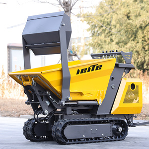 Mini-dumper sur chenilles LEITE avec moteur, système entièrement hydraulique, capacité de charge de 500 kg, chenilles en caoutchouc pour l'agriculture - Product Image 4
