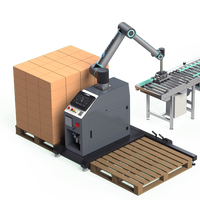 Robot collaboratif industriel T-ROCK à 5 axes avec une capacité de charge utile allant jusqu'à 45 kg, conçu pour les tâches de palettisation