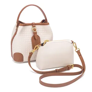 Pu Leather designer purse and handbags for women fashion ladies bags Fashion custom bucket bag