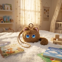 Robot intelligent en peluche éducatif en coton PP doux pour filles, avec réseau Wi-Fi 4G, IA pour l'accompagnement émotionnel, la guérison et le plaisir