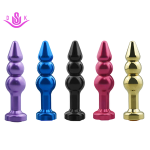 Dongkai Nuevo diseño <span class=keywords><strong>de</strong></span> simulación 100% Metal Acero G-spot Anal Butt Plug Masajeador <span class=keywords><strong>de</strong></span> próstata Sonda Juguetes sexuales para hombres Mujeres - Product Image 1