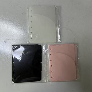 Широкие черные розовые матовые конверты А7 для наличных денег, 4 вкладки, 2 карманные конверты без молнии, конверты для денег с вкладышами, бюджетные конверты, разделители - Product Image 6