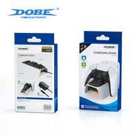 Station de charge double DOBE CE/FCC/ROHS pour manettes PS5 avec indicateur pour manettes DualSense PS5, accessoires de jeu