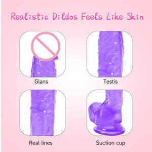 Girlspower Dildo en silicone ultra doux de 8,3 pouces, étanche, avec ventouse puissante pour le plaisir du point G, réaliste, grande taille, jouet pour femmes - Product Image 6