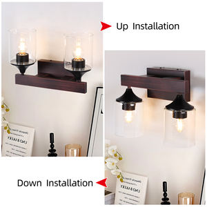 Lampe murale LED d'intérieur au design moderne nordique, nouvelle conception, IP44, réglable, éclairage de miroir de salle de bain, éclairage de coiffeuse pour peinture murale - Product Image 4