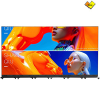 Écran d'affichage numérique LED intérieur Qray, affichage numérique commercial, luminosité 1000 cd, Adobe RGB 98%, montage sur pied pour la promotion