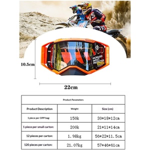 Lunettes de moto en stock usine American <span class=keywords><strong>Scott</strong></span>, lunettes de protection tout-terrain pour casque, ski, cyclisme, descente, coupe-vent, monture intégrale - Product Image 1