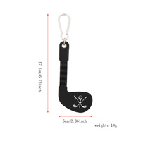 Porte-tee de golf en cuir PU de qualité supérieure avec clip ceinture – Organisateur portable pour tee de golf – Accessoire de golf pour un rangement facile des tee