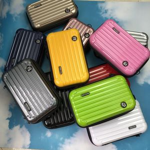 Bolsa de cosméticos multifuncional impermeable para Pc, estuche de viaje portátil cuadrado con cierre de cremallera, bolsa de aseo de Color sólido para el hogar - Product Image 1