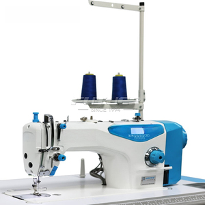 Machine à coudre industrielle à point noué à entraînement direct haute vitesse, <span class=keywords><strong>aiguille</strong></span> simple, neuve pour usage domestique, dotée d'un moteur à lit plat - Product Image 6